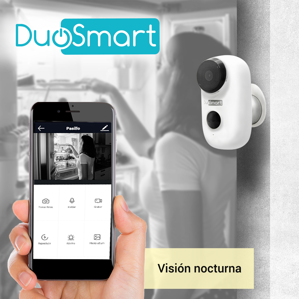 CAMARA INTELIGENTE 100% INALAMBRICA DUOSMART E40 WIFI