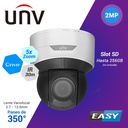 CAMARA IP MINI PTZ DOMO 2MP POE 30 MTS IR