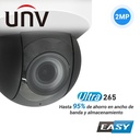 CAMARA IP MINI PTZ DOMO 2MP POE 30 MTS IR