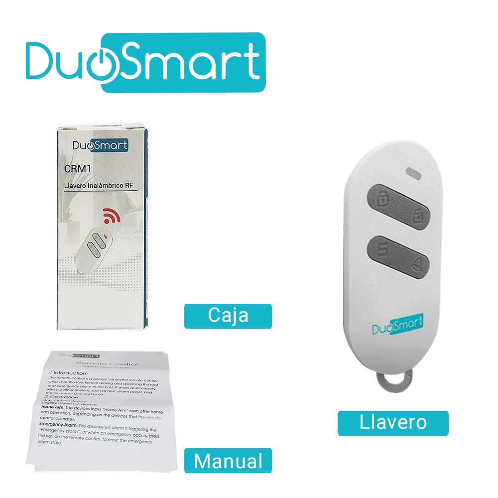 LLAVERO INALAMBRICO RF SERIE C DUOSMART CRM1