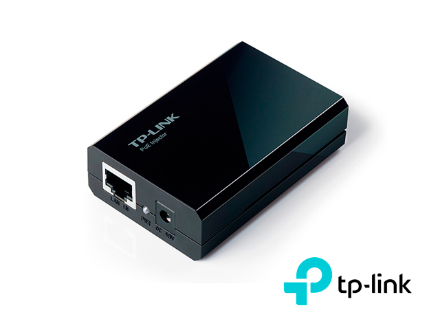 INYECTOR PoE / TP-LINK TLPOE150S / 2 PUERTOS RJ45 / HASTA 100 METROS / AUTO MDI/MDIX / CONSUMO DE 15.4W.