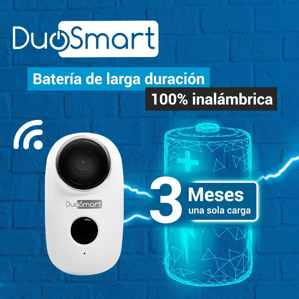 CAMARA INTELIGENTE 100% INALAMBRICA DUOSMART E40 WIFI