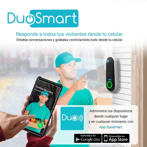 [TS-V-E50] VIDEOPORTERO WIFI DUOSMART E50