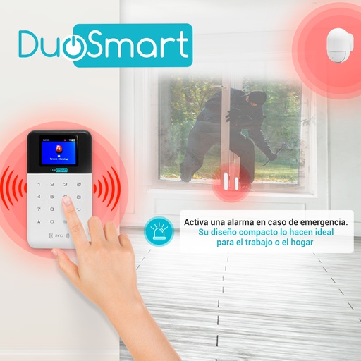 [TS-A-AL116DUO01] KIT ALARMA INALAMBRICA DUOSMART C30