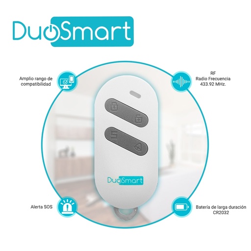 [TS-CRM1] LLAVERO INALAMBRICO RF SERIE C DUOSMART CRM1