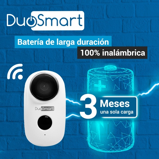 [TS-E40] CAMARA INTELIGENTE 100% INALAMBRICA DUOSMART E40 WIFI